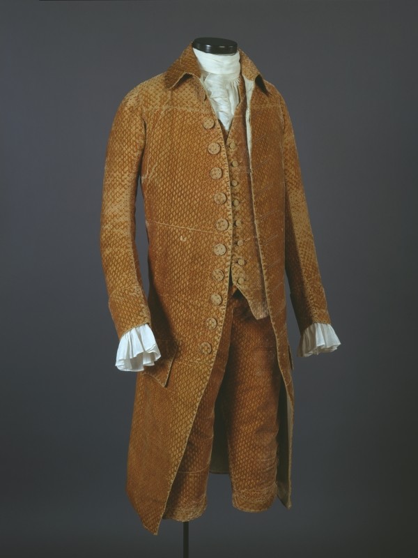 Suit, about 1780, remodeled in the 1790s. Gift of Mrs. Herbert Molson, M18005.1-3 © McCord Stewart Museum