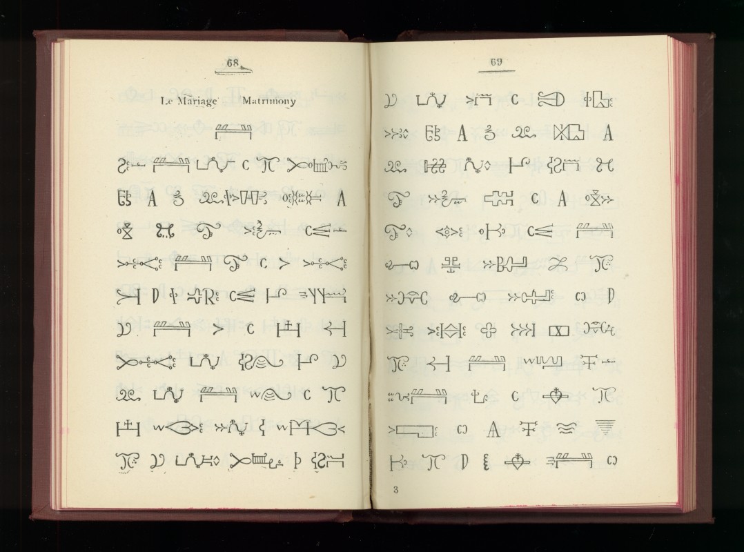 Mi’kmaq Ideographic Prayer Book, 1921. Gift of Jérôme Rousseau. M2010.19.23, McCord Stewart Museum