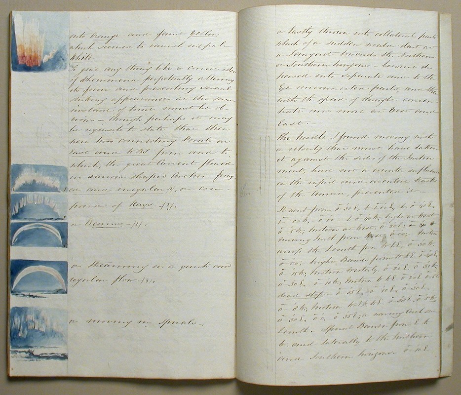 Sir George Back’s travel journal, 1833-1835. Gift of Reverend Norman Pares and David Ross McCord, M2634, McCord Stewart Museum