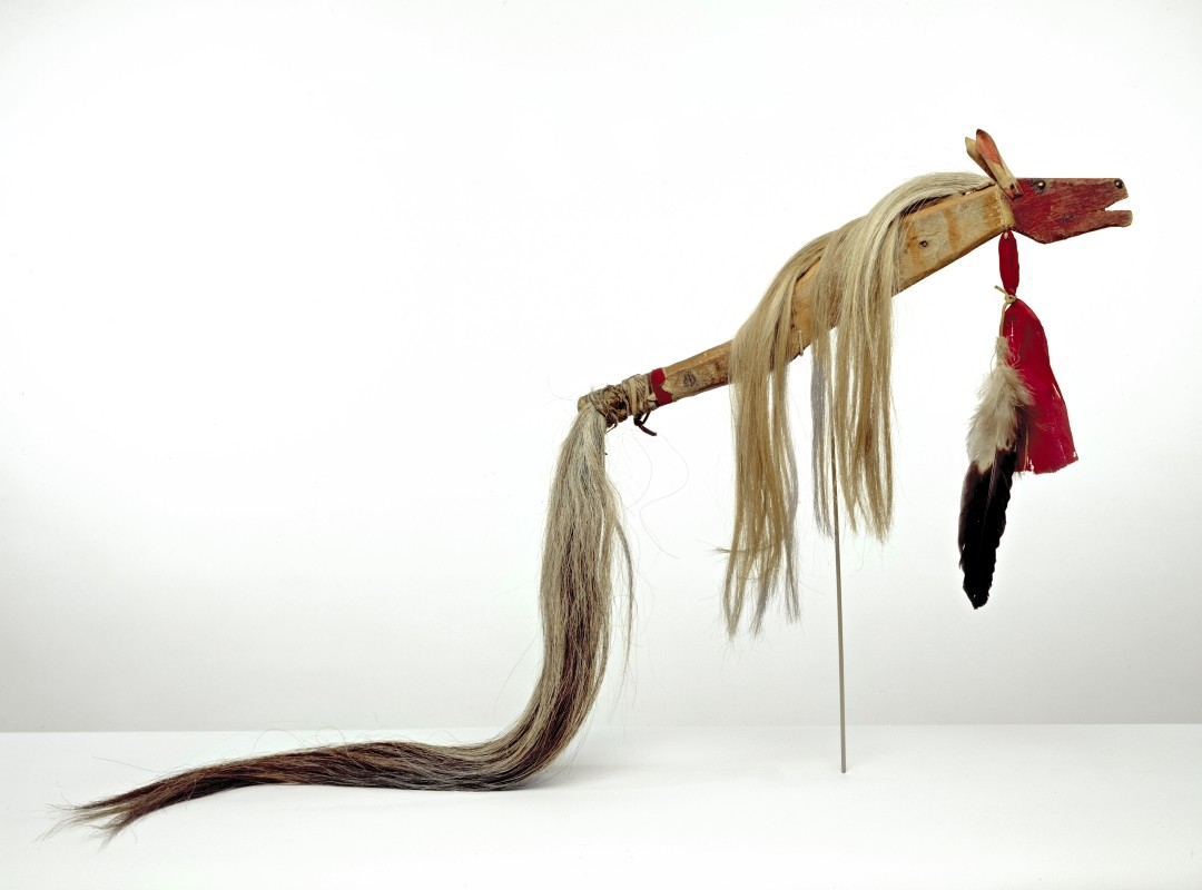 Dance stick, Nakoda, 1865-1900. Gift of Mabel Molson, M5396 © McCord Stewart Museum