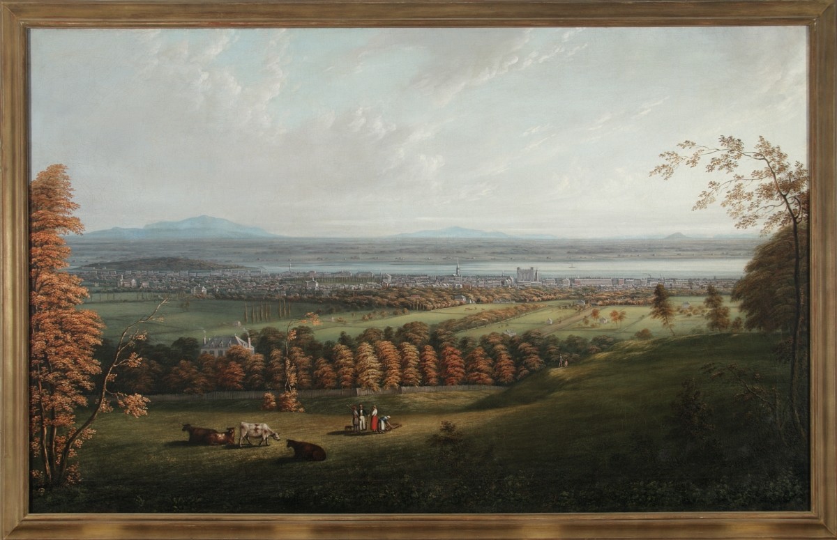 James Duncan, <i>Montréal depuis la montagne</i>, vers 1830-1831. Don de William D. Lighthall, M966.61, Musée McCord Stewart