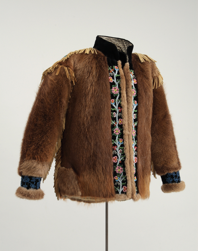 <b>Coat</b>, Dene, Slavey , 1875-1900. Gift of Julien F. Gaudet, ME988.136.17 © McCord Museum