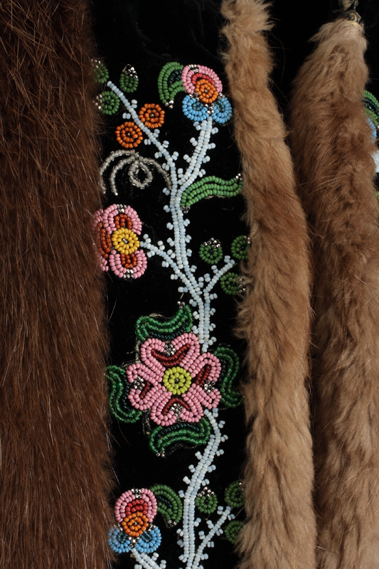 <b>Coat</b> (detail), Dene, Slavey , 1875-1900. Gift of Julien F. Gaudet, ME988.136.17 © McCord Museum