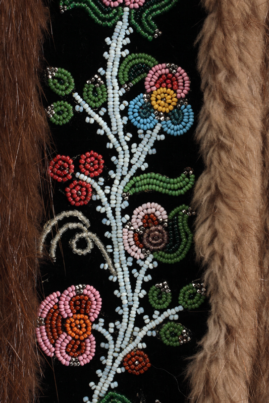 <b>Coat</b> (detail), Dene, Slavey , 1875-1900. Gift of Julien F. Gaudet, ME988.136.17 © McCord Museum