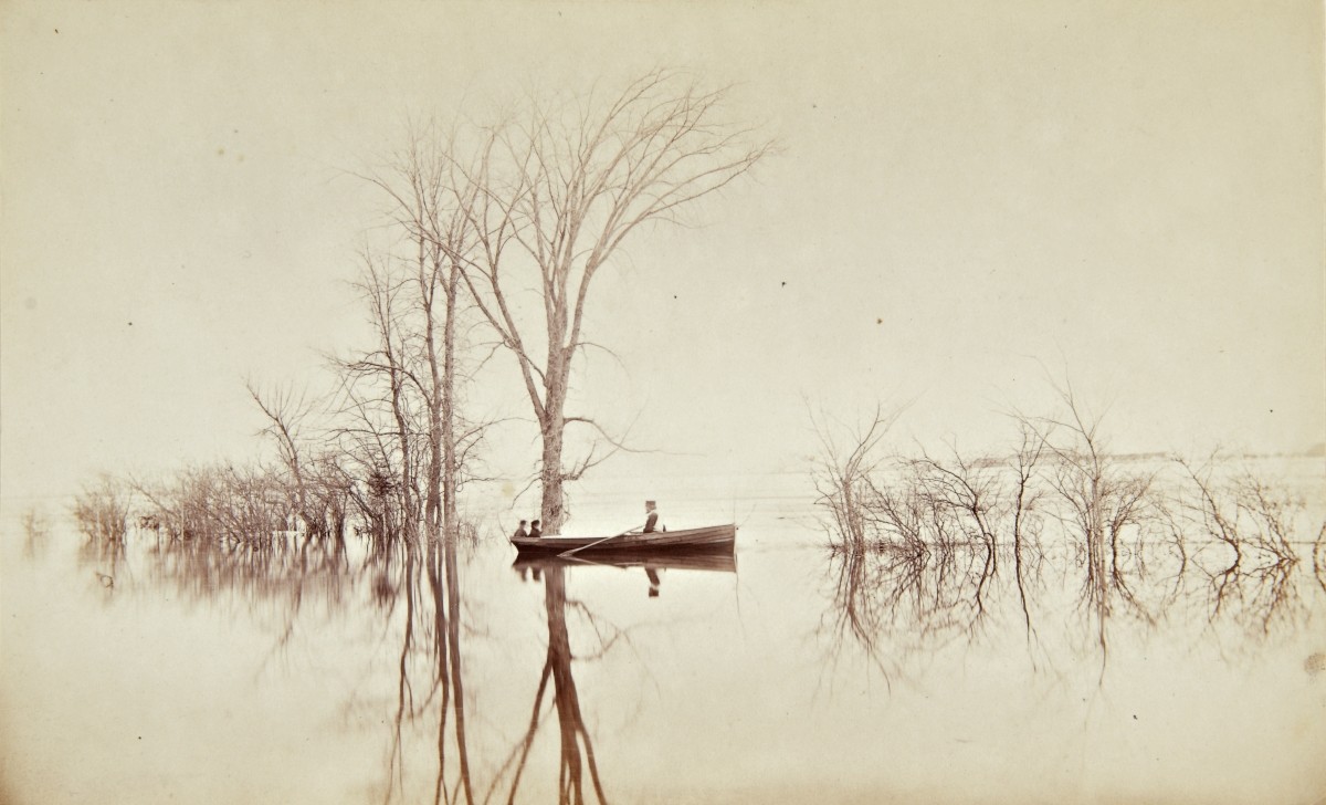 Alexander Henderson, <i>Inondation printanière, près de Montréal</i>, vers 1865. MP-0000.308.5 © Musée McCord Stewart