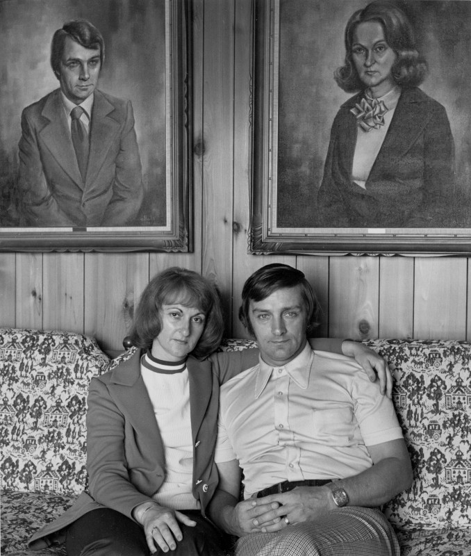 Gabor Szilasi, <i>Mr. and Mrs. Adrien Ouellette, (Louise Labbé), Saint-Joseph de Beauce</i>, 1973. Gift of Gabor Szilasi, MP-1976.16.21 © McCord Stewart Museum