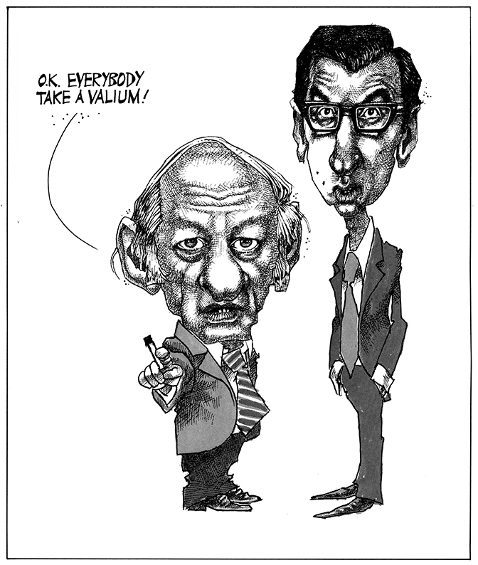 René Lévesque et Robert Bourassa, Montreal Gazette, 16 novembre 1976. Don de Terry Mosher, P090‐A/50‐1004 © Musée McCord.
