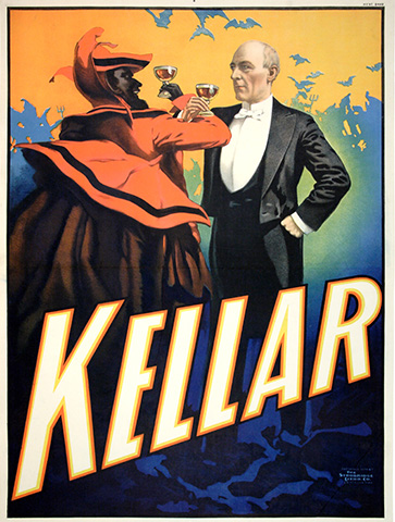 Kellar, Toasting with the Devil, Strobridge Lithographing Co., 1899, M2014.128.299