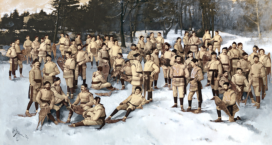 Wm. Notman, Red Cap Snowshoe Club, Halifax, 1888. N-0000.77 ©Musée McCord Museum