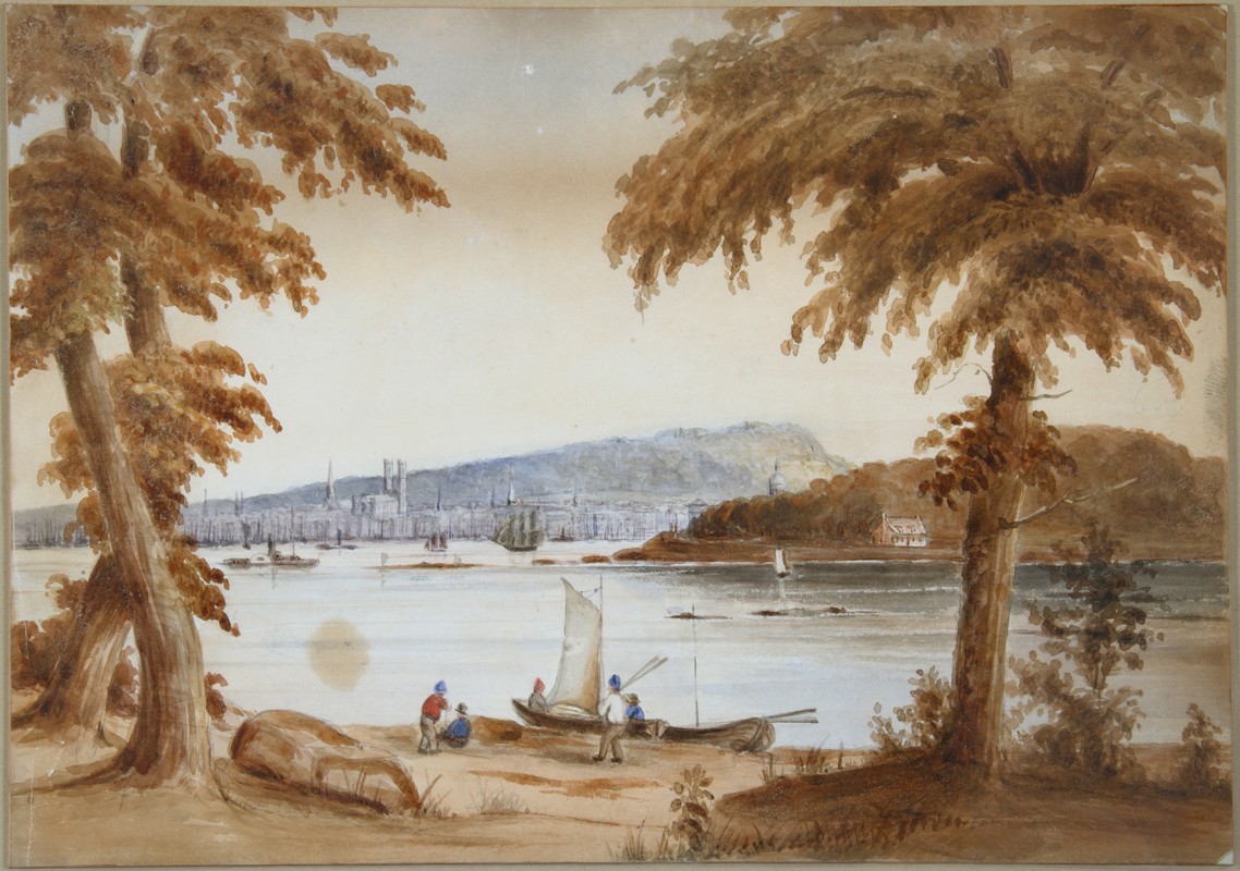 James Duncan, <i>Vue de la ville de Montréal</i>, vers 1852-1856. Collection de May et Jack Cole donnée par Barry Cole et Sylvie Plouffe, M2007.125.4 © Musée McCord