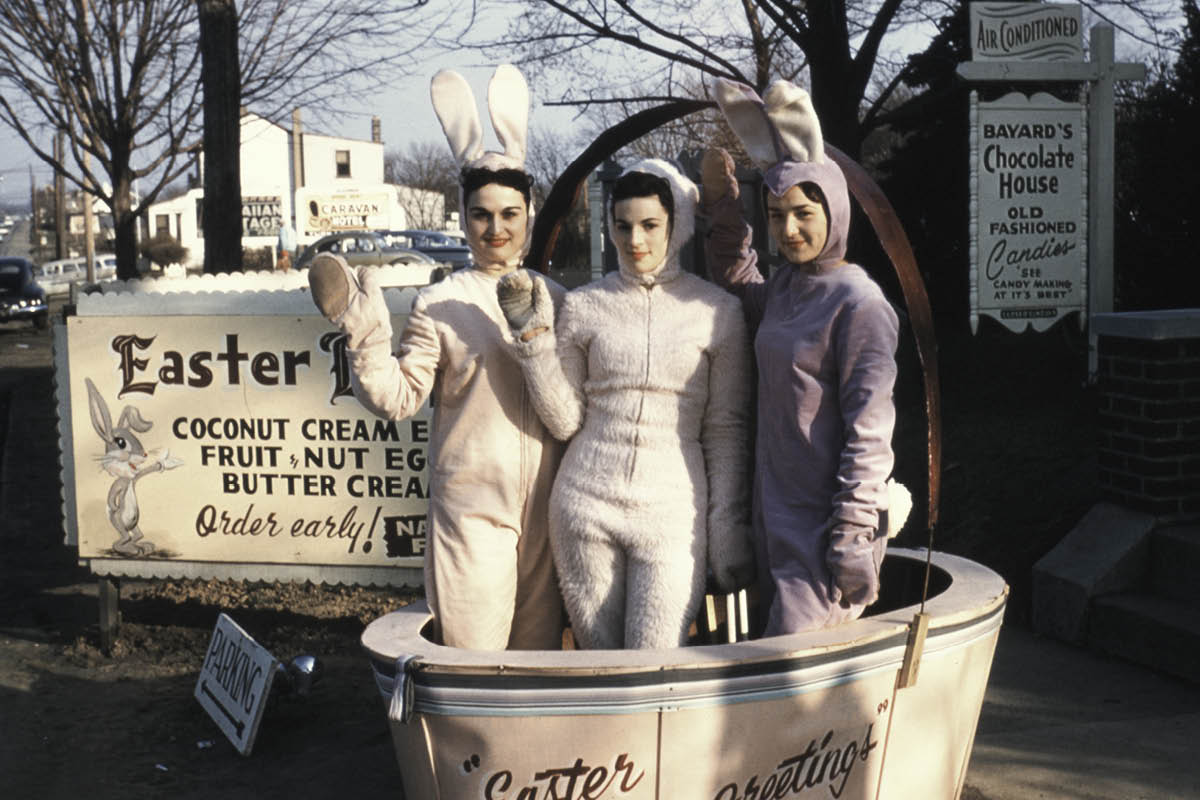 Anonymous, <i>Easter Greetings</i>, about 1955. Collection of Michel Campeau