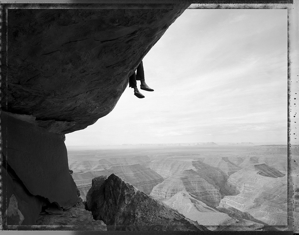 Mark Klett, <i>Contemplating the View at Muley Point, Utah 1994</i>, 1994 © Mark Klett