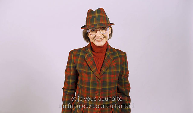 Tous à votre tartan de la feuille d’érable!