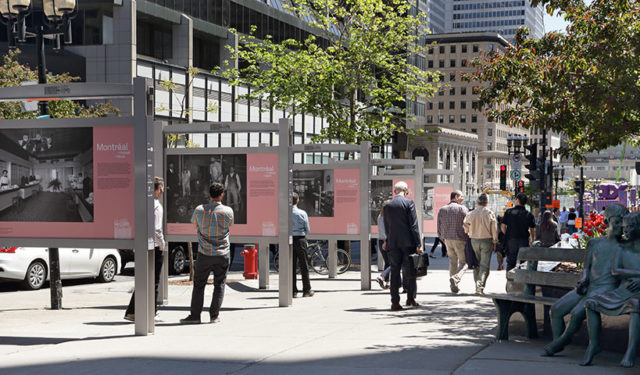 La série des expositions avenue McGill College de 2006 à 2019