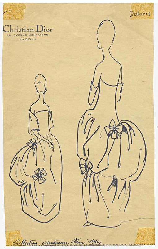 <i>Dolores</i>, Automne-hiver 1959 / Fall-Winter 1959, Maison Christian Dior © Musée McCord Museum