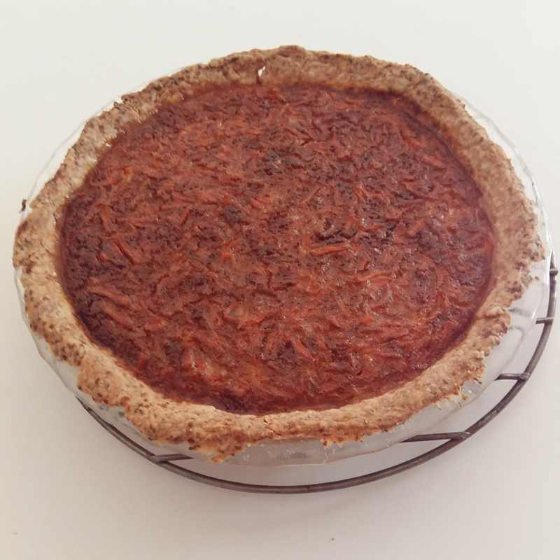 Carrot Pie, prepared by Edith, translator