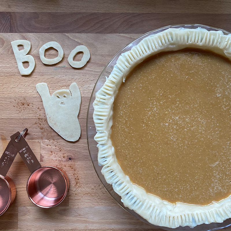 Tarte à la citrouille, préparée par Anne-Frédérique, Coordonnatrice, Gestion des images