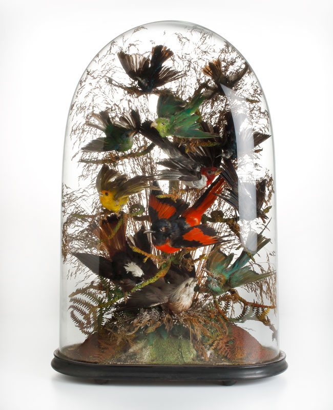 Cloche de verre, 1870-1875. Don de David M. Lank, M995.52.1.1-2 © Musée McCord