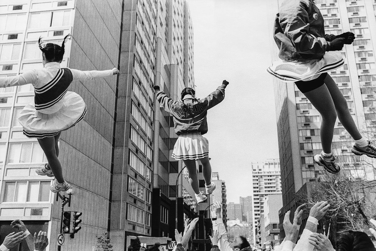 Burt Covit, <i>Flyers, St. Patrick’s Day Parade</i>, Montreal, March 16, 2003. Gift of Burt Covit, M2006.80.8 © McCord Museum