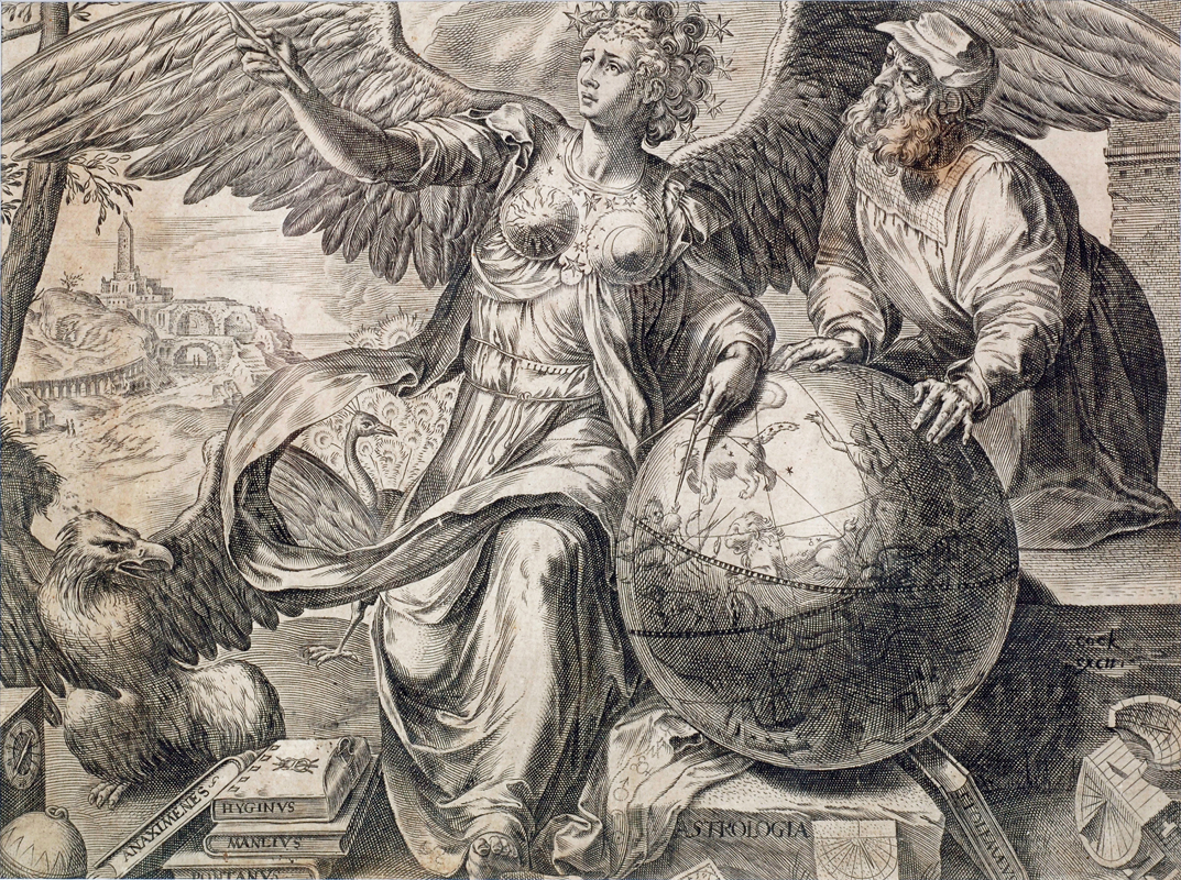 Cornelis Cort, d’après Frans Floris, <i>Astrologia</i>, 1565. 1978.297, Musée McCord Stewart