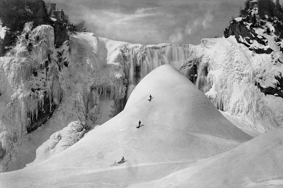 Alexander Henderson, <i>Ice Cone, Montmorency Falls, Quebec</i>, 1876. MP-0000.299.1, McCord Stewart Museum