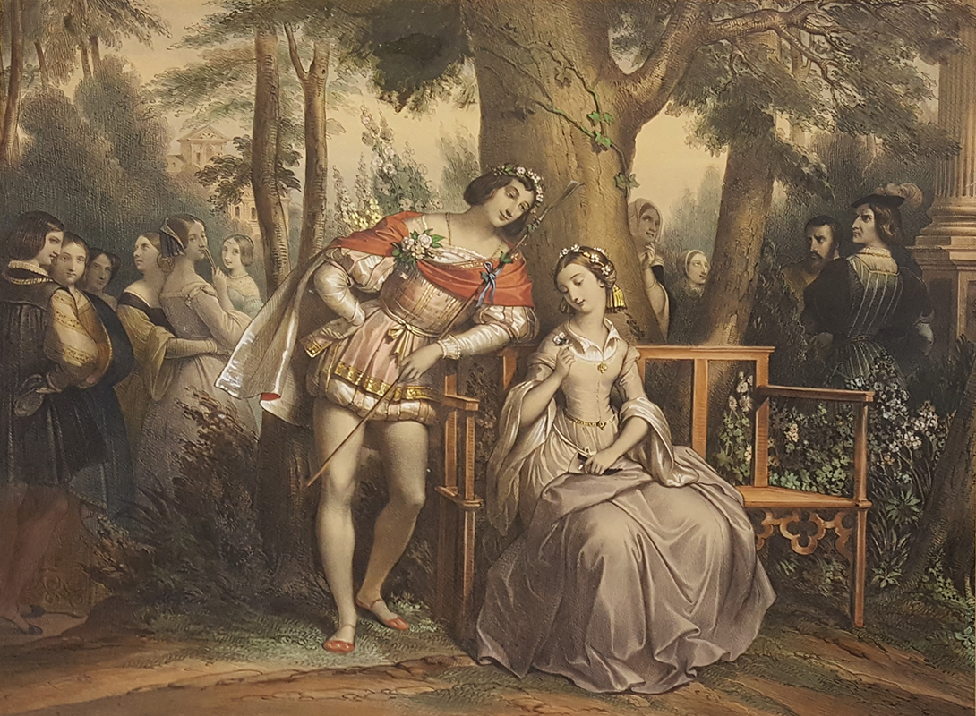 Artiste inconnu, <i>François 1<sup>er</sup> et la comtesse de Chateaubriand</i>. 1970.1202, Musée McCord Stewart