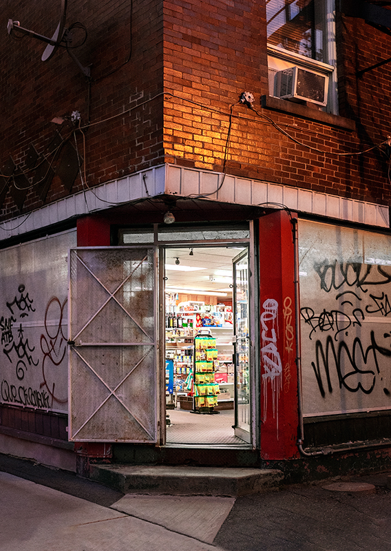 Joannie Lafrenière, <i>Dépanneur Bécotte, Cuvillier Street, Montreal</i>, QC, 2020