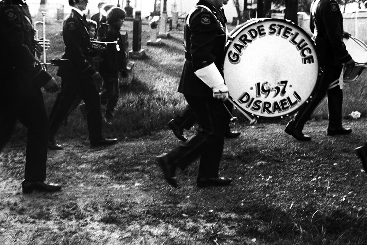 Michel Campeau, <i> The Parish Guard, Disraeli,</i> 18 June 1972. © Michel Campeau / SOCAN (2022)