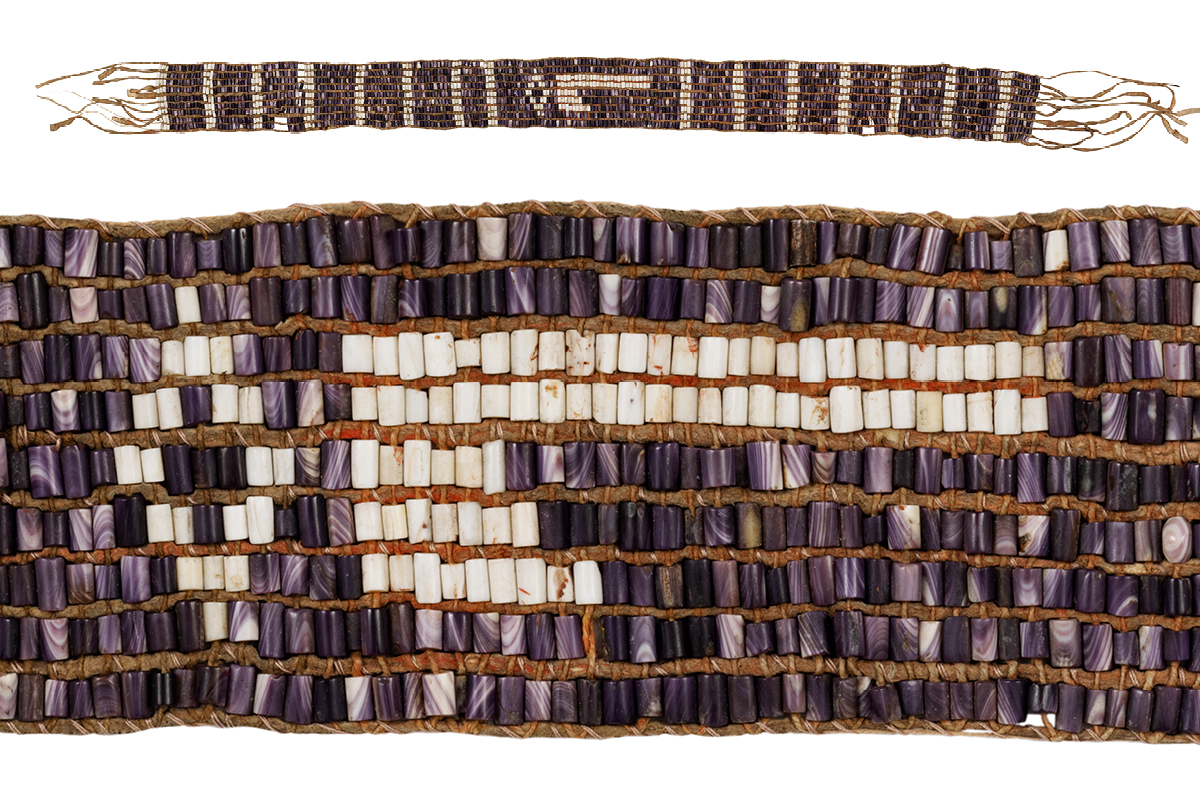 Wampum belt, Huron-Wendat, 1760-1815. Gift of David Ross McCord,  M20401, McCord Stewart Museum