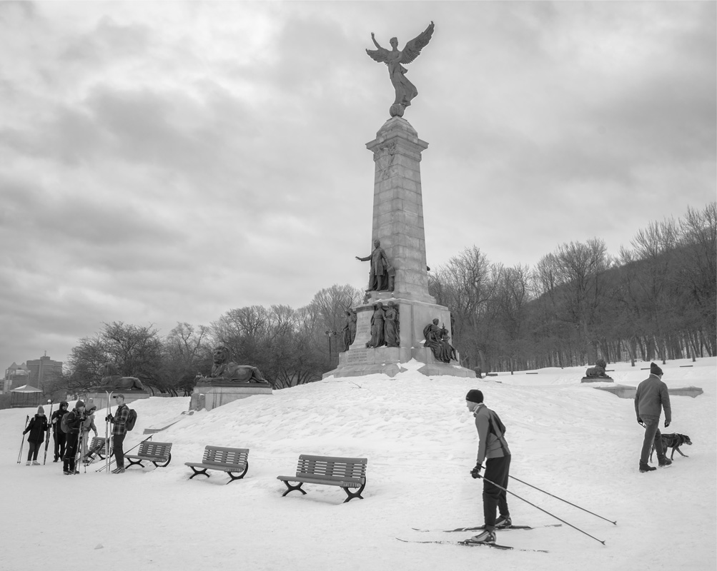 © Guylaine Bédard, <i>Moment avant mon départ – Monument Sir George-Étienne Cartier</i>