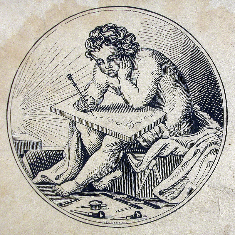 John Henry Walker, <em>Allégorie</em>, vers 1853. M991X.5.405, Musée McCord Stewart 