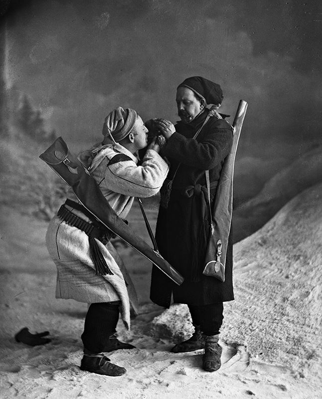 Wm. Notman & Son, <i>Messrs. Remington and Ralph Hunting, Montreal</i>, 1889, McCord Stewart Museum, II-91317