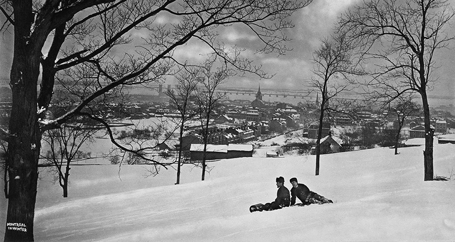 Alexander Henderson, <i>Montréal en hiver</i>, vers 1870. Don d’E. Dorothy Benson, Musée McCord Stewart, MP‑1968.31.1.11 